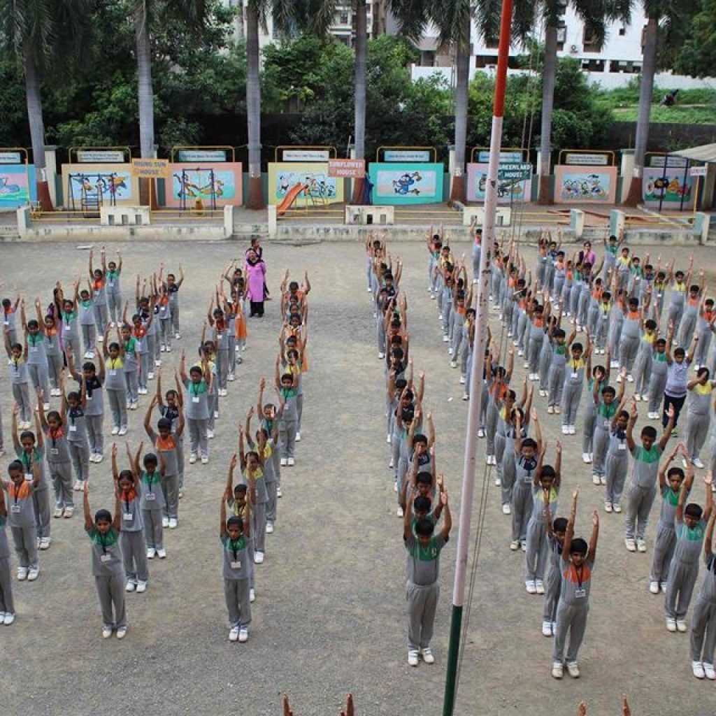 MASS PT IN EKLAVYA PUBLIC SCHOOL