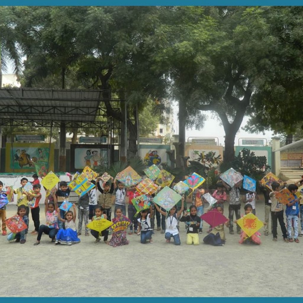 Kite flying festival was celebrated on 12th January, 2018