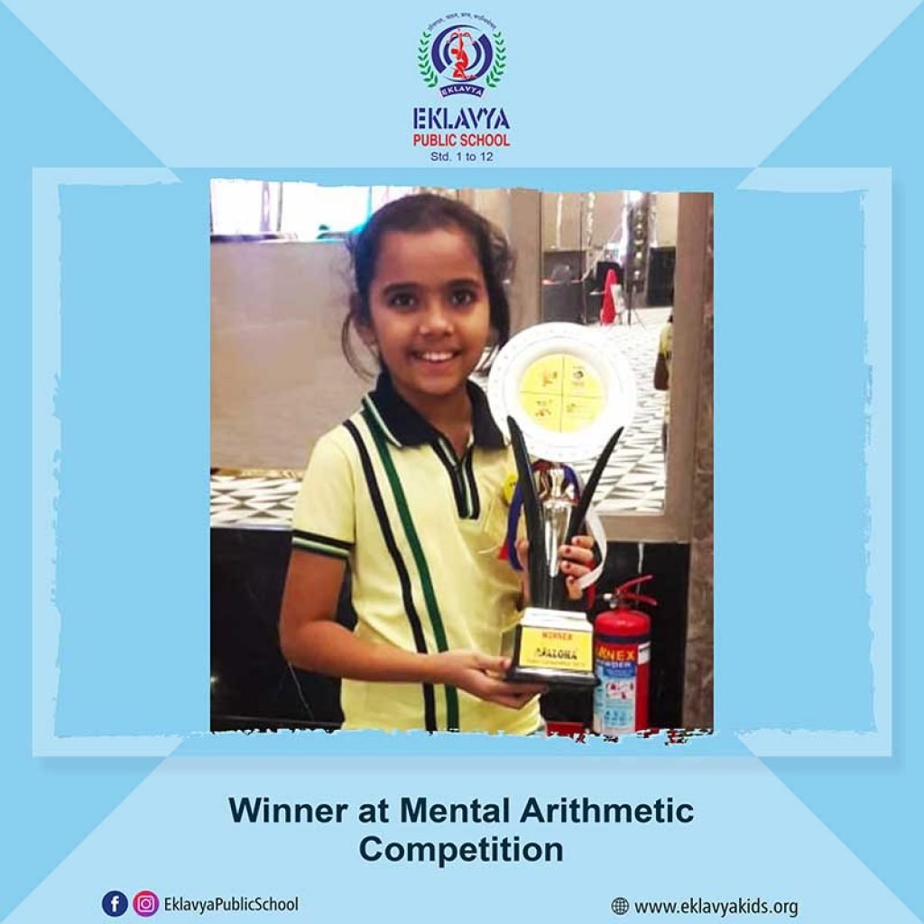 Winner at Mental Arithmetic Competition