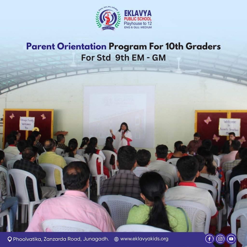 Parent Orientation Program For 10th Graders For Std 9th EM-GM